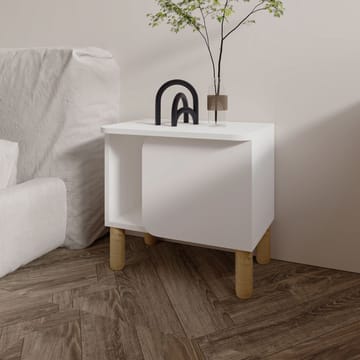 Relento Nattduksbord 50x48,6x30 cm - Vit - Products - Möbler - Bord & matgrupp - Avlastningsbord & sidobord - Sängbord & nattduksbord