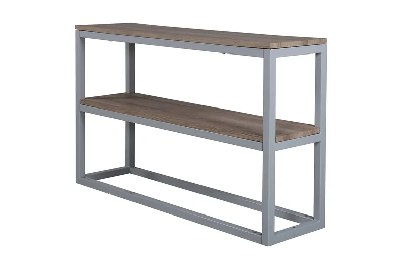 Rise Sidobord 110 cm med Hylla - Ljusbrun/Grå - Products - Möbler - Bord & matgrupp - Avlastningsbord & sidobord - Brickbord & småbord