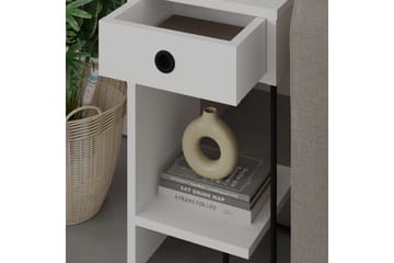 Sirius Sängbord 32x30 cm Vit - Hanah Home - Products - Möbler - Bord & matgrupp - Avlastningsbord & sidobord - Sängbord & nattduksbord