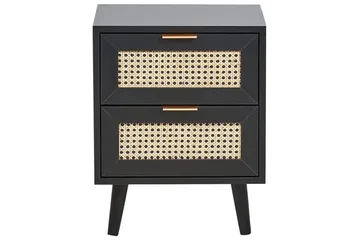 Sängbord Opoco med 2 förvaringslådor - Products - Möbler - Bord & matgrupp - Avlastningsbord & sidobord - Sängbord & nattduksbord