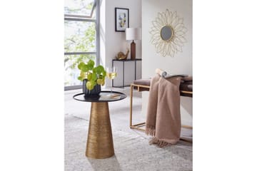 Sido bord Wohnling Metall Rund 40 cm Brickoptik Bordsskiva Modern - Products - Möbler - Bord & matgrupp - Avlastningsbord & sidobord - Brickbord & småbord