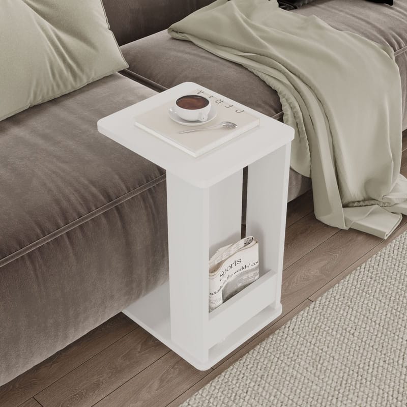 Solven Sidobord 32x42x55 cm - Vit - Products - Möbler - Bord & matgrupp - Avlastningsbord & sidobord - Brickbord & småbord