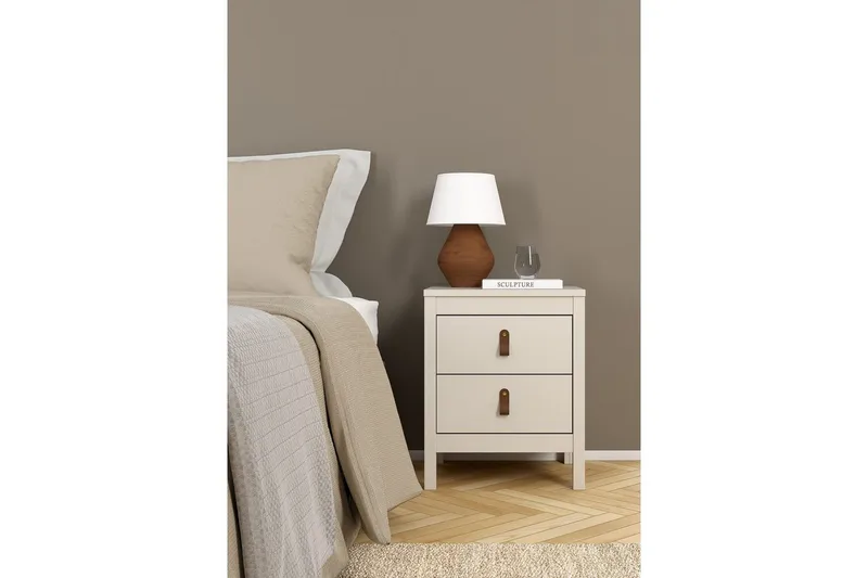 Vallvidera Sängbord 44 cm - Beige - Products - Möbler - Bord & matgrupp - Avlastningsbord & sidobord - Sängbord & nattduksbord
