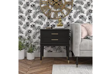 Westerleigh Sidobord 60 cm Svart/Guld - CosmoLiving - Products - Möbler - Bord & matgrupp - Avlastningsbord & sidobord - Brickbord & småbord