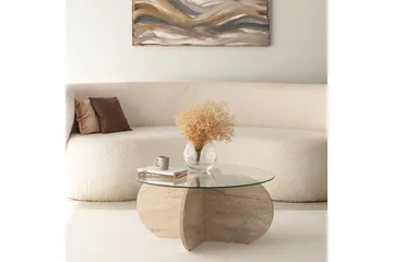 Bengul Soffbord 75 cm - Beige - Products - Möbler - Bord & matgrupp - Soffbord