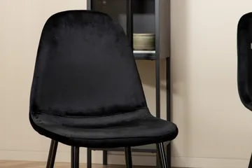 Biana Matgrupp 110 cm Rund inkl 4 Pontus Stolar - Svart - Products - Möbler - Bord & matgrupp - Matgrupp