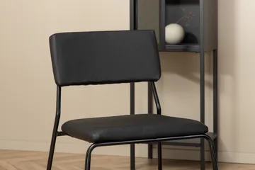 Bianca Matgrupp 110 cm Rund med 4 Kenth Stolar - Svart - Products - Möbler - Bord & matgrupp - Matgrupp