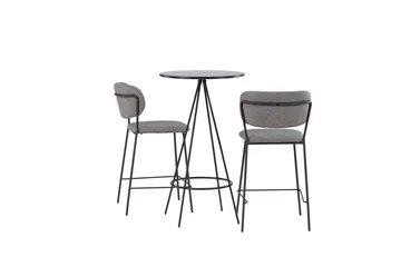 Bistro Matgrupp 60 cm Rund med 2 Bell stolar - Svart - Products - Möbler - Bord & matgrupp - Matgrupp