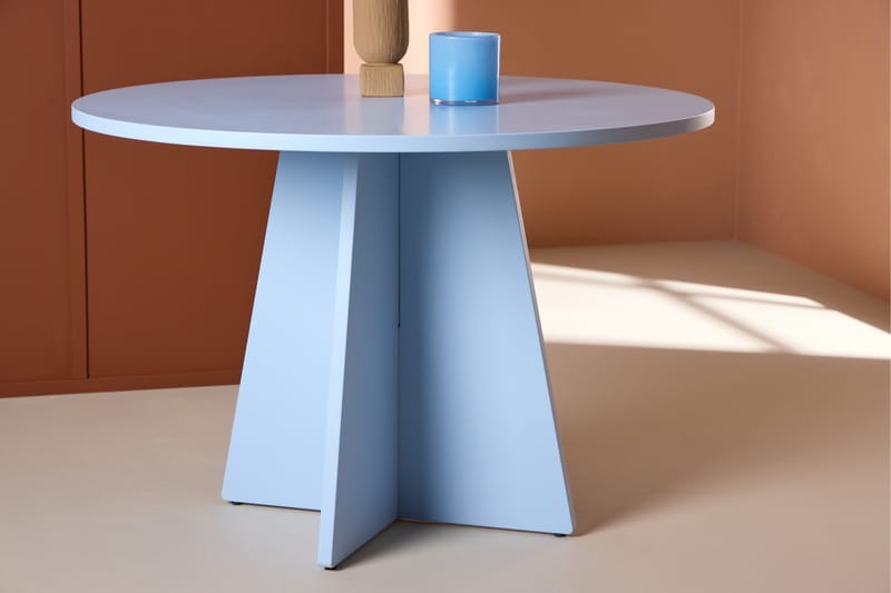 Bootcut Matbord 110 cm Rund - Blå - Products - Möbler - Bord & matgrupp - Matbord & köksbord