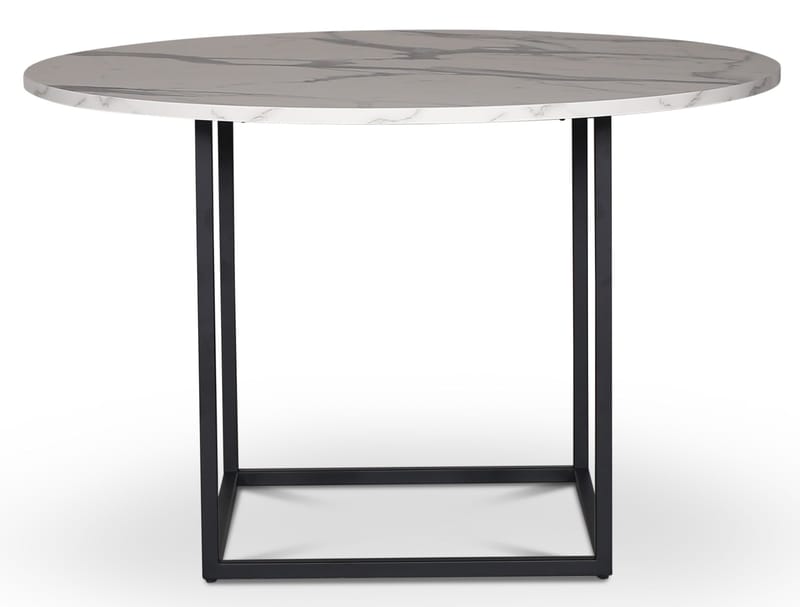 Sintorp toppskiva Ø90 cm - Vit marmor (Exklusivt laminat) - vit marmor - Products - Möbler - Bord & matgrupp - Bordstillbehör - Illäggsskiva