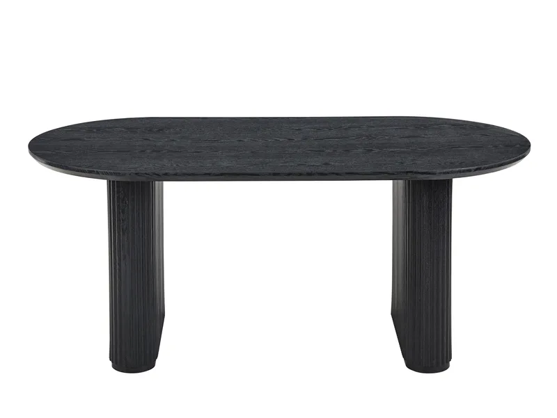 Callum matbord 180x90 cm - Svartbetsad ek, Svartbetsad ek