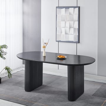 Callum matbord 180x90 cm - Svartbetsad ek - Svartbetsad ek - Products - Möbler - Bord & matgrupp - Matbord & köksbord