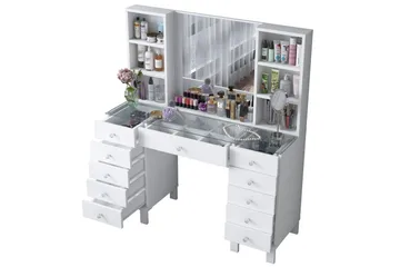 Ceylon Sminkbord 120 cm - Vit - Products - Möbler - Bord & matgrupp - Sminkbord & toalettbord