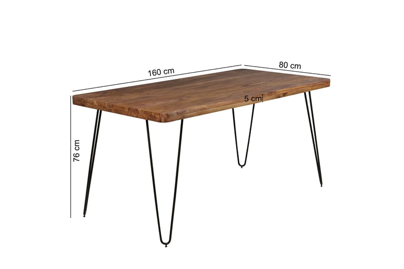 Colee Matbord 160 cm - Trä/natur - Products - Möbler - Bord & matgrupp - Matbord & köksbord