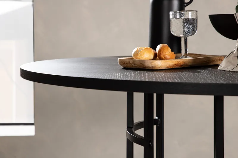 Copenhagen Matbord 115 cm Runt - Svart - Products - Möbler - Bord & matgrupp - Matbord & köksbord