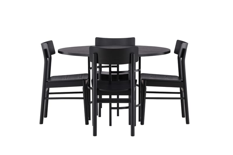 Copenhagen Matgrupp + 4 stolar Rektangulär - Svart - Products - Möbler - Bord & matgrupp - Matgrupp