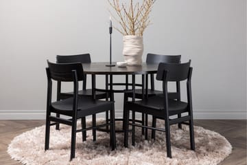 Copenhagen Matgrupp + 4 stolar - Svart/Mocca - Products - Möbler - Bord & matgrupp - Matgrupp