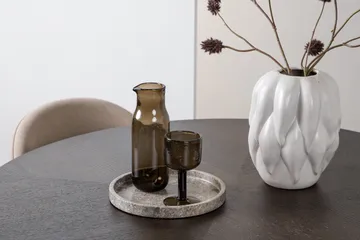 Copenhagen Matgrupp 115 cm Rund med 4 Velvet stolar - Beige - Products - Möbler - Bord & matgrupp - Matgrupp