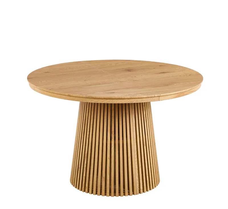 Crossby runt matbord förlängningsbart Ø120-200 cm - Ek - Ek - Products - Möbler - Bord & matgrupp - Matbord & köksbord