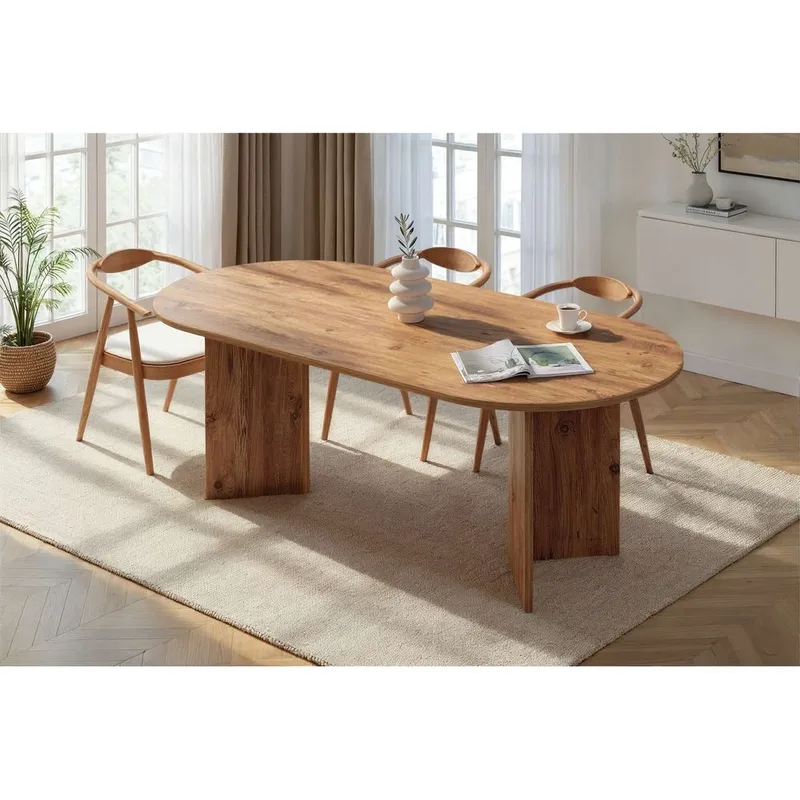 Dano Matbord Oval 200 cm - Natur - Products - Möbler - Bord & matgrupp - Matbord & köksbord