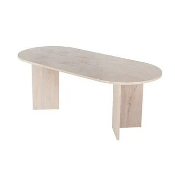Dano Matbord Oval 200 cm - Taupe - Products - Möbler - Bord & matgrupp - Matbord & köksbord