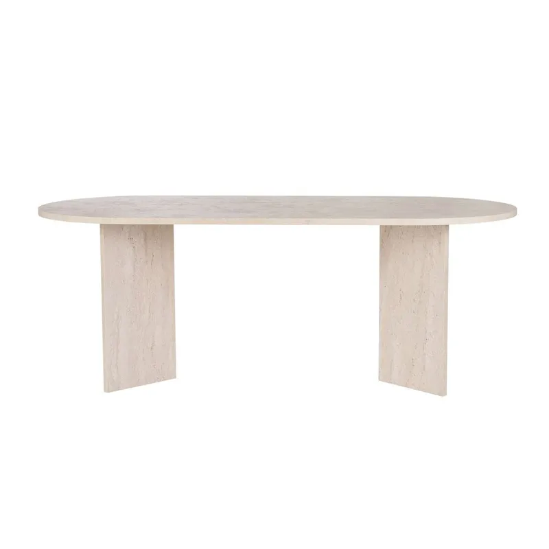 Dano Matbord Oval 200 cm - Taupe - Products - Möbler - Bord & matgrupp - Matbord & köksbord