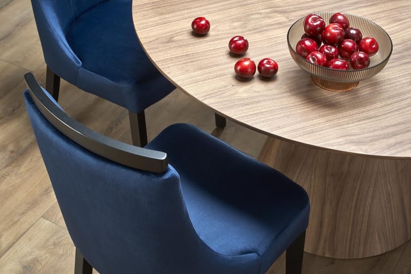 Float runt matbord i valnöt Ø137 cm - Valnöt - Products - Möbler - Bord & matgrupp - Matbord & köksbord