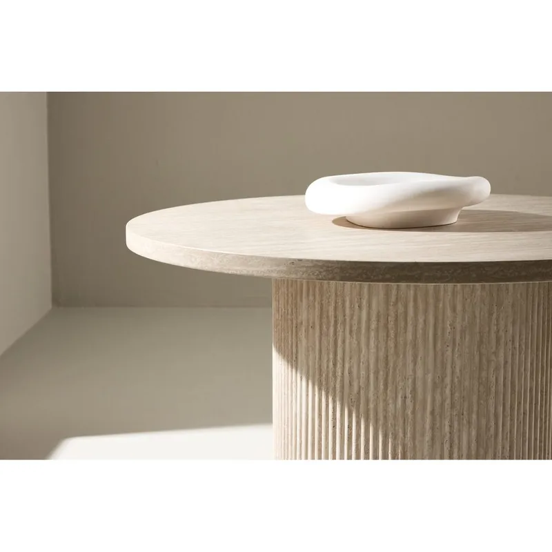 Härön Soffbord 80 cm - Beige - Products - Möbler - Bord & matgrupp - Soffbord