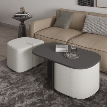 Hu Soffbordsset 90x42,9x45 cm - Antracit - Products - Möbler - Bord & matgrupp - Soffbord