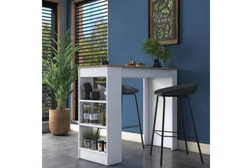 Iwao Barbord 50x120 cm Brun/Vit - Hanah Home - Products - Möbler - Bord & matgrupp - Barbord & ståbord