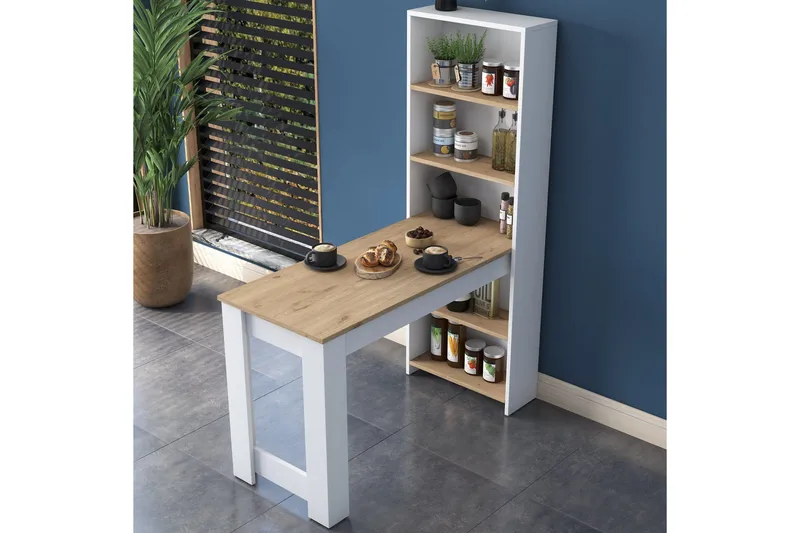 Izhar Barbord 53,8x120 cm Brun/Vit - Hanah Home - Products - Möbler - Bord & matgrupp - Barbord & ståbord