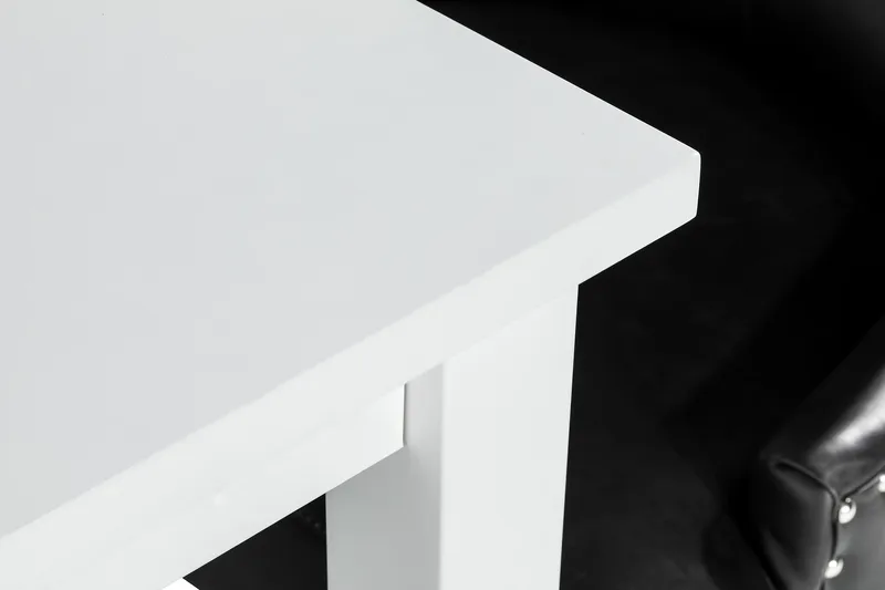 Jasmin Matgrupp med 6 Tuva Fåtölj - Vit/Svart PU - Products - Möbler - Bord & matgrupp - Matgrupp