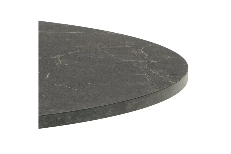 Jora Matbord 110 cm Runt - Svart/Matt Svart - Products - Möbler - Bord & matgrupp - Marmorbord