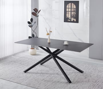 Jupiter matbord i sintrad sten - 180x90 cm - Grå betong - Grå betong - Products - Möbler - Bord & matgrupp - Matbord & köksbord