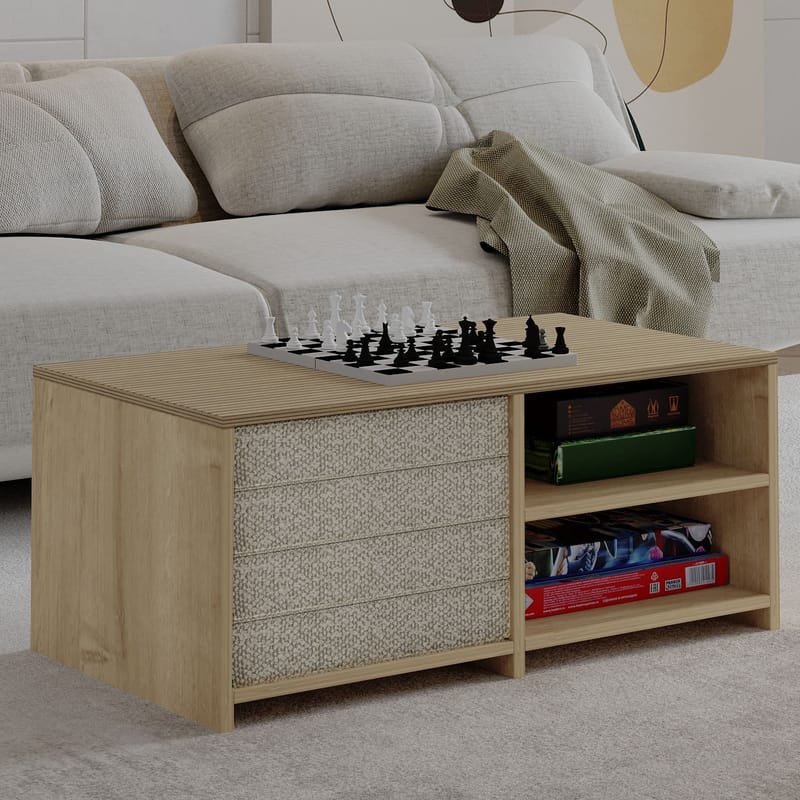 Kavon Soffbordsset 90x44,1x45 cm - Varm ek och safirek - Products - Möbler - Bord & matgrupp - Soffbord