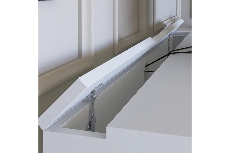 Durusu Skrivbord 55x120 cm - Vit - Products - Möbler - Bord & matgrupp - Kontorsbord - Datorbord