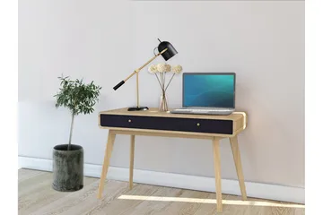 Olivet Skrivbord 120 cm - Natur/Svart - Products - Möbler - Bord & matgrupp - Kontorsbord - Datorbord