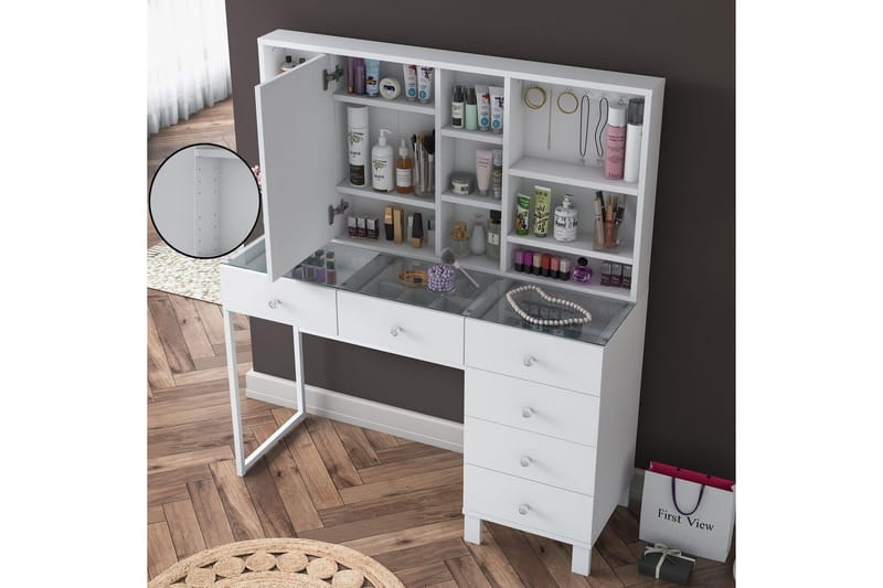 Talros Sminkbord 120 cm - Vit - Products - Möbler - Bord & matgrupp - Kontorsbord - Datorbord