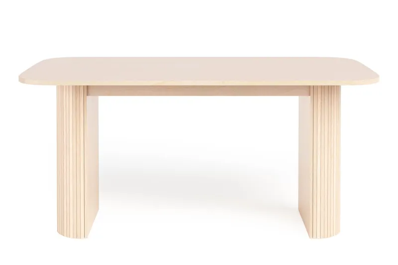 Kopparbo Matbord 160 cm, Ljust vitlaserat ekträ