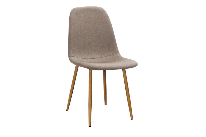 Kronblom Matbord 120 cm +  4 st Nibe stol brun med ek ben - Vit/Brun - Products - Möbler - Bord & matgrupp - Matgrupp
