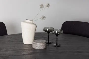 Lanzo Matgrupp 120 cm Rund med 4 Yesterday stolar - Svart - Products - Möbler - Bord & matgrupp - Matgrupp