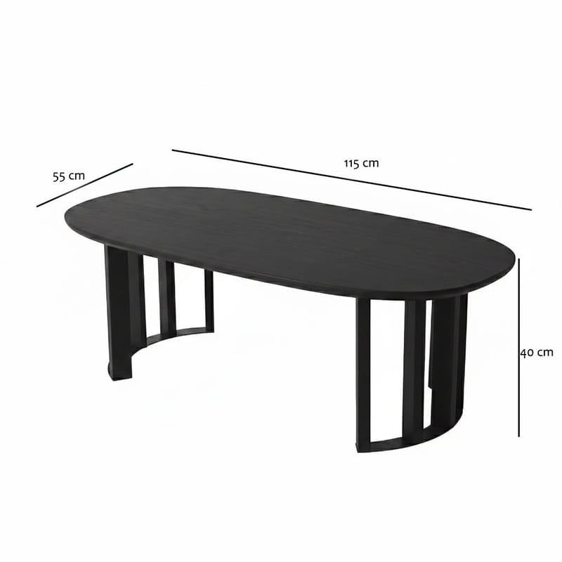 Lumor Soffbord 120x40x60 cm - Valnöt - Products - Möbler - Bord & matgrupp - Soffbord