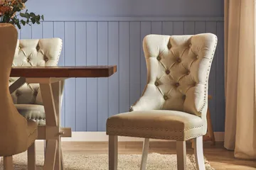 Lyon Förlängningsbar Matgrupp 200 cm inkl 6 Bergviken Stolar - Brun/Vit - Products - Möbler - Bord & matgrupp - Matgrupp