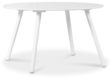 Matbord Ø120 cm runt vitt - Rosvik - Vit - Products - Möbler - Bord & matgrupp - Matbord & köksbord