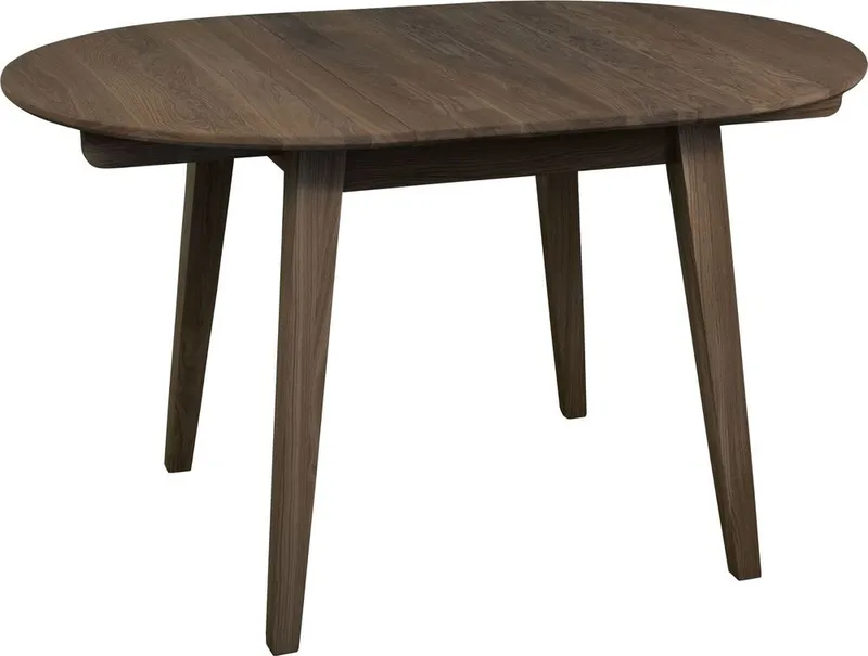 Matbord förlängningsbart 90-130x90 cm brunoljad ek - Genova, Brunoljad ek