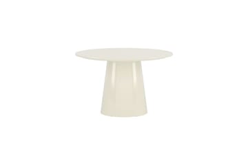 Runt matbord Lanzo 120 cm Glossy - Beige - Products - Möbler - Bord & matgrupp - Matbord & köksbord