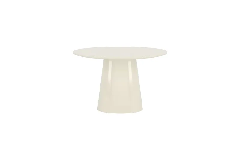 Runt matbord Lanzo 120 cm Glossy - Beige - Products - Möbler - Bord & matgrupp - Matbord & köksbord