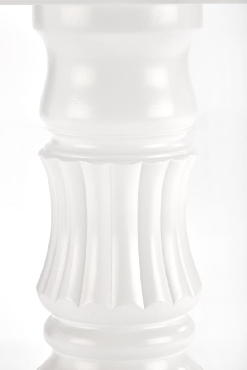 Matbord med butterfly skiva 90-124 cm vit - Dana - Vit - Products - Möbler - Bord & matgrupp - Matbord & köksbord