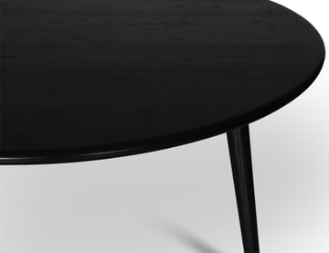 Matbord runt svartbetsad ek Ø130 cm - Omni - Svartbetsad ek - Products - Möbler - Bord & matgrupp - Matbord & köksbord