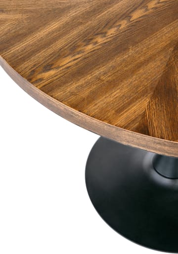 Matbord runt valnöt - svart 100 cm - Towson - Valnöt/svart - Products - Möbler - Bord & matgrupp - Matbord & köksbord